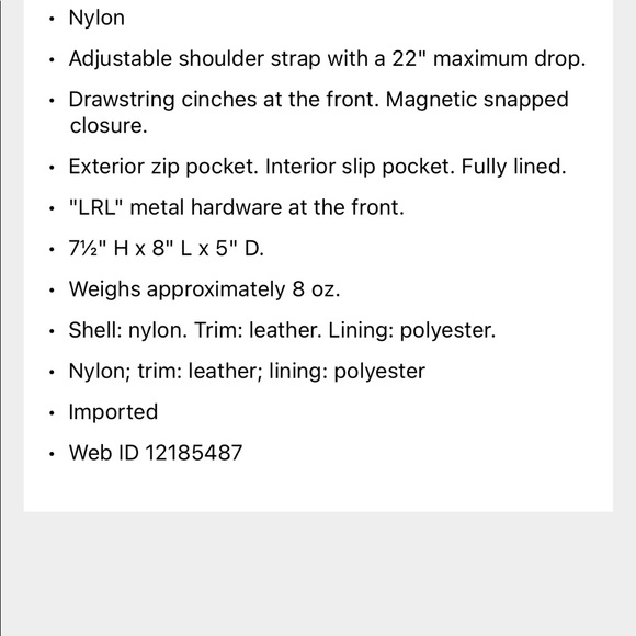 Lauren by Ralph Lauren mini Debby ll - Picture 10 of 16